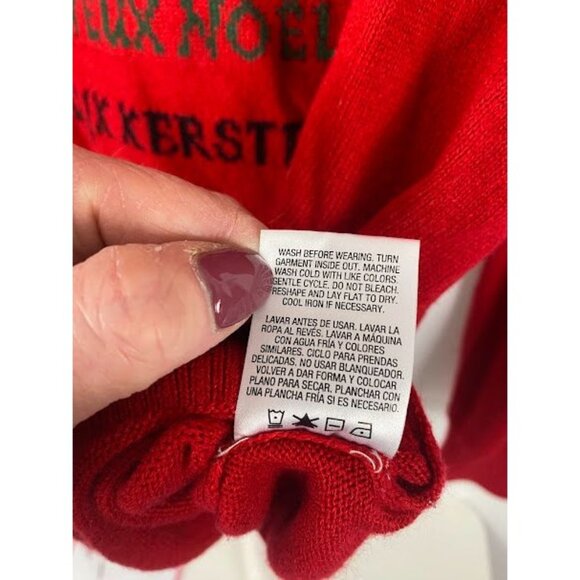 Lauren Scott Red Christmas Sweater Women's Large - Picture 6 of 6